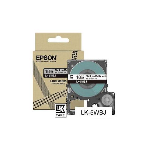 8715946713526 - Schriftbänder LK LK-5WBJ C53S672063 18 mm schwarz auf weiß 8715946713526 Epson