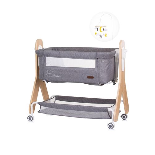3800931055769 - Babybett Heart 2 Heart Beistellbett Rollen Matratze Wiegefunktion dunkelgrau 3800931055769 - Babybett Heart 2 Heart Beistellbett Rollen Matratze Wiegefunktion dunkelgrau