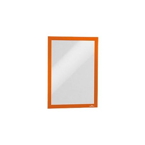 4005546405223 - DURABLE DURAFRAME DIN A4 Inforahmen Selbstklebend Magnetisch Orange haftend Hartfolie 487209 234 (B) x 06 (T) x 326 (H) cm 2 Stück