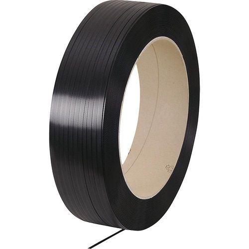 4260069663370 - Umreifungsband PP Bandlänge 2000 m Bandbreite 127 mm Stärke 07 mm schwarz ab 10 Stück