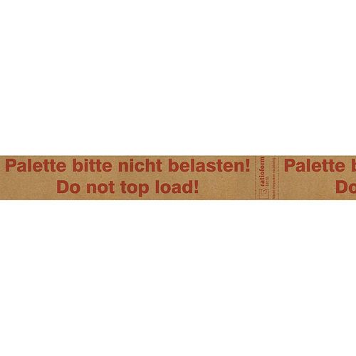 4251924725173 - Papier-Warnband terra Aufdruck Palette bitte nicht belasten! VE 6 Stk braun rot ab 100 VE 4251924725173 - Papier-Warnband terra Aufdruck Palette bitte nicht belasten! VE 6 Stk braun rot ab 100 VE