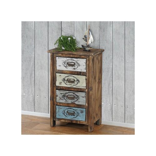 4052826157525 - Kommode Leiria Schubladenkommode Schrank Shabby-Look Vintage 79x48x33cm