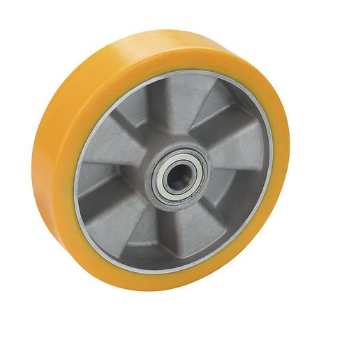 4250615216587 - PU-Rad auf Alu-Felge Rad-Ø x Breite 160 x 50 mm Tragfähigkeit 500 kg Proroll