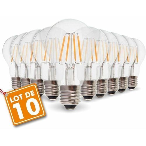 3700710809647 - Eclairage Design - Set mit 10 LED-Lampen E27 49W Filament äq 40W warmweiß 2700K