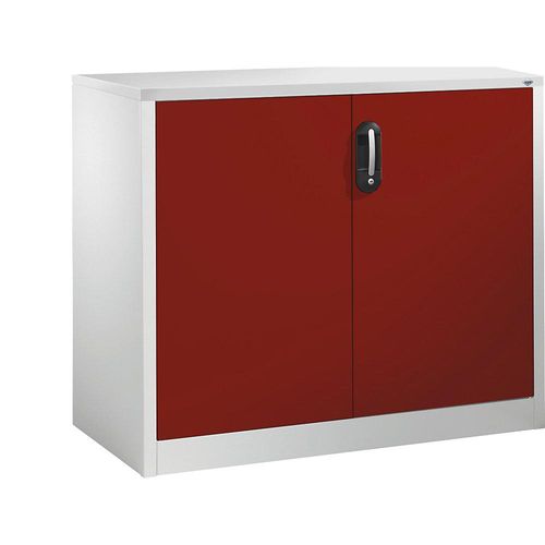 4055404482040 - ACURADO Akten-Sideboard 2 Ordnerhöhen HxBxT 1000 x 1200 x 500 mm lichtgrau rubinrot 4055404482040 - ACURADO Akten-Sideboard 2 Ordnerhöhen HxBxT 1000 x 1200 x 500 mm lichtgrau rubinrot