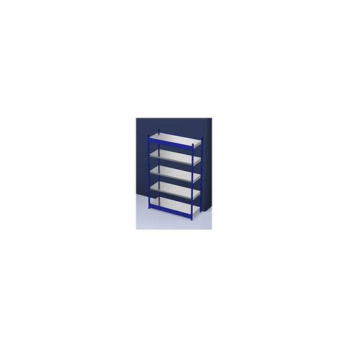 4250623732024 - Stabil-Steckregal einseitig Regalhöhe 2000 mm blau verzinkt Bodenbreite 1325 mm Grundregal Breite x Tiefe 1325 x 500 mm hofe 4250623732024 - Stabil-Steckregal einseitig Regalhöhe 2000 mm blau verzinkt Bodenbreite 1325 mm Grundregal Breite x Tiefe 1325 x 500 mm hofe
