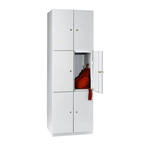 4250618228679 - Fächerschrank 6 Fächer 1800 x 600 x 500 mm Türen lichtgrau 4250618228679 - Fächerschrank 6 Fächer 1800 x 600 x 500 mm Türen lichtgrau