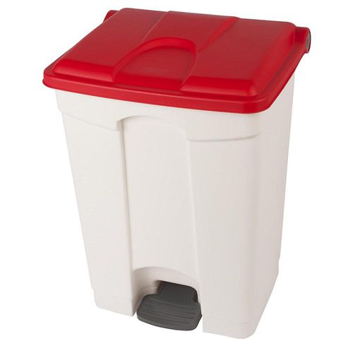 4897020623236 - EUROKRAFTbasic Pedal- Tretabfallsammler Volumen 70 l BxHxT 505 x 675 x 415 mm weiß Deckel rot 4897020623236 - EUROKRAFTbasic Pedal- Tretabfallsammler Volumen 70 l BxHxT 505 x 675 x 415 mm weiß Deckel rot