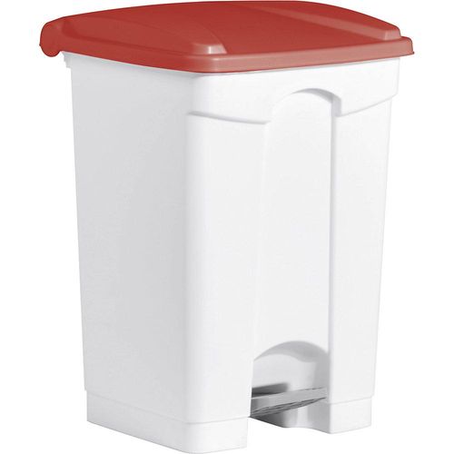 4012086080032 - helit Treteimer the step 45 Liter Hochwertiger Tretabfallbehälter aus stoßfestem Kunststoff Farbe rot 4012086080032 - helit Treteimer the step 45 Liter Hochwertiger Tretabfallbehälter aus stoßfestem Kunststoff Farbe rot