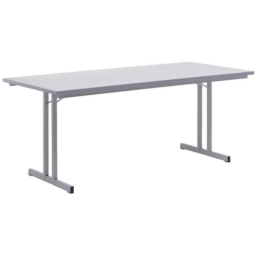 8697837506588 - Klapptisch mit extrastarker Platte Höhe 720 mm 1800 x 800 mm Gestell lichtgrau Platte lichtgrau 8697837506588 - Klapptisch mit extrastarker Platte Höhe 720 mm 1800 x 800 mm Gestell lichtgrau Platte lichtgrau