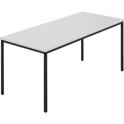 4250709201598 - Rechtecktisch Vierkantrohr beschichtet BxT 1600 x 800 mm grau anthrazit 4250709201598 - Rechtecktisch Vierkantrohr beschichtet BxT 1600 x 800 mm grau anthrazit
