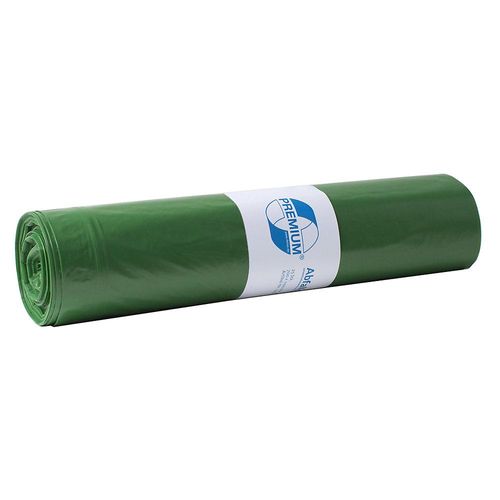 4001553120029 - Standard-Abfallsäcke LDPE 120 l VE 250 Stk BxH 700 x 1100 mm Materialstärke 37 µm grün 4001553120029 - Standard-Abfallsäcke LDPE 120 l VE 250 Stk BxH 700 x 1100 mm Materialstärke 37 µm grün