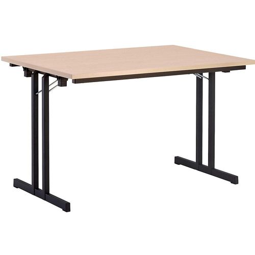 8697837506601 - Klapptisch mit extrastarker Platte Höhe 720 mm 1400 x 800 mm Gestell schwarz Platte Ahorn-Dekor 8697837506601 - Klapptisch mit extrastarker Platte Höhe 720 mm 1400 x 800 mm Gestell schwarz Platte Ahorn-Dekor