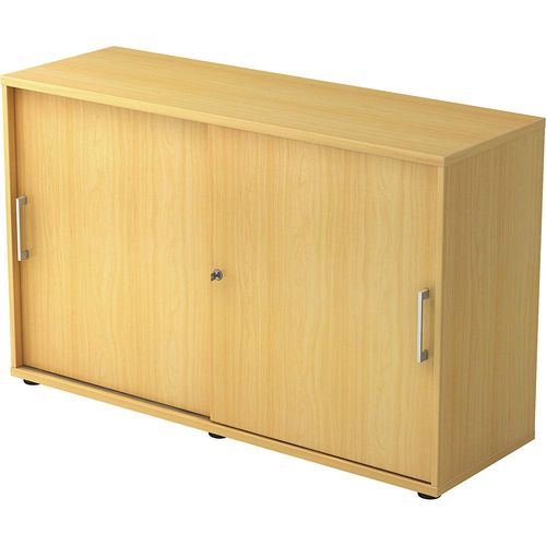 4032062186565 - Schiebetürenschrank Haziender V1753S 6 6 BS buche 2 Fachböden 1200 x 400 x 1100 cm