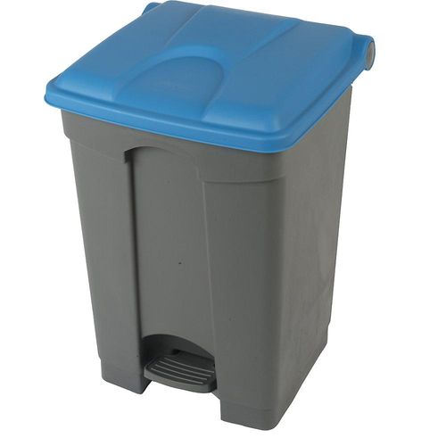 4897020623076 - EUROKRAFTbasic Pedal- Tretabfallsammler Volumen 45 l BxHxT 410 x 600 x 400 mm grau Deckel blau 4897020623076 - EUROKRAFTbasic Pedal- Tretabfallsammler Volumen 45 l BxHxT 410 x 600 x 400 mm grau Deckel blau