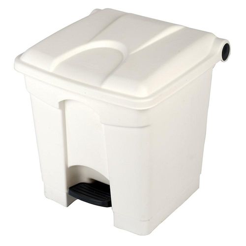 4897020622635 - EUROKRAFTbasic Pedal- Tretabfallsammler Volumen 30 l BxHxT 410 x 435 x 400 mm weiß 4897020622635 - EUROKRAFTbasic Pedal- Tretabfallsammler Volumen 30 l BxHxT 410 x 435 x 400 mm weiß