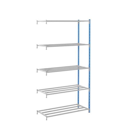 3612970803481 - Steckregal mit Rohr-Fachböden HxBxT 1996 x 1240 x 400 mm Anbauregal 3612970803481 - Steckregal mit Rohr-Fachböden HxBxT 1996 x 1240 x 400 mm Anbauregal