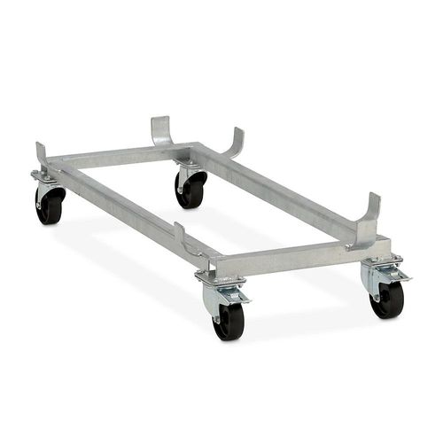 4052886099360 - Lenkrollengestell verzinkt für GFK-Rechteckbehälter Volumen 200 l flach Rollendurchm 100 mm Gewicht ca14 kg 4052886099360 - Lenkrollengestell verzinkt für GFK-Rechteckbehälter Volumen 200 l flach Rollendurchm 100 mm Gewicht ca14 kg