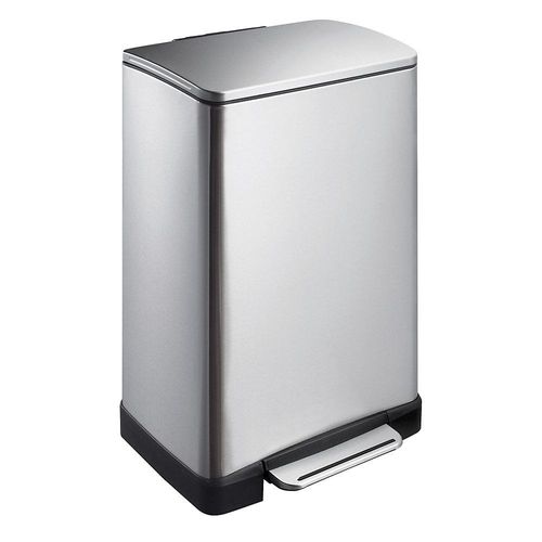 8713631650224 - EKO Edelstahl-Tretabfallsammler eckig Volumen 40 l Anti-Fingerprint-Beschichtung 8713631650224 - EKO Edelstahl-Tretabfallsammler eckig Volumen 40 l Anti-Fingerprint-Beschichtung