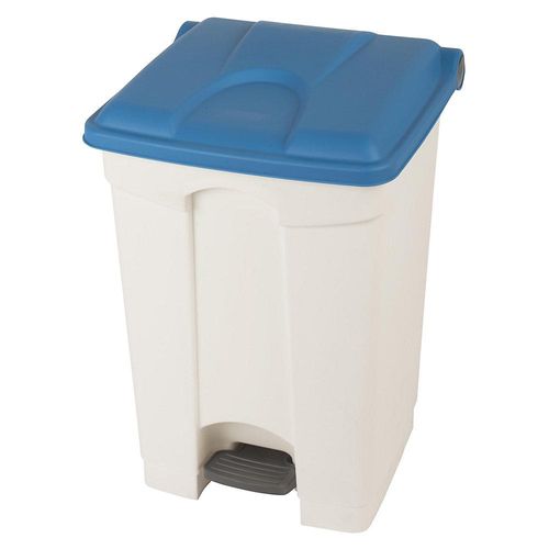 4897020623113 - EUROKRAFTbasic Pedal- Tretabfallsammler Volumen 45 l BxHxT 410 x 600 x 400 mm weiß Deckel blau 4897020623113 - EUROKRAFTbasic Pedal- Tretabfallsammler Volumen 45 l BxHxT 410 x 600 x 400 mm weiß Deckel blau