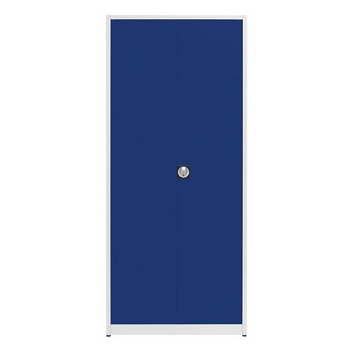 4250633300961 - mauser Universalschrank extrahoch HxBxT 2200 x 950 x 420 mm lichtgrau   ultramarinblau ab 3 Stk