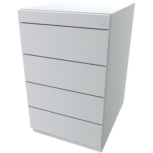 5020073802610 - BISLEY Standcontainer Note™ mit 4 Universalschubladen Tiefe 565 mm verkehrsweiß 5020073802610 - BISLEY Standcontainer Note™ mit 4 Universalschubladen Tiefe 565 mm verkehrsweiß