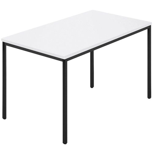 4250709201499 - Rechtecktisch Vierkantrohr beschichtet BxT 1200 x 800 mm weiß anthrazit 4250709201499 - Rechtecktisch Vierkantrohr beschichtet BxT 1200 x 800 mm weiß anthrazit