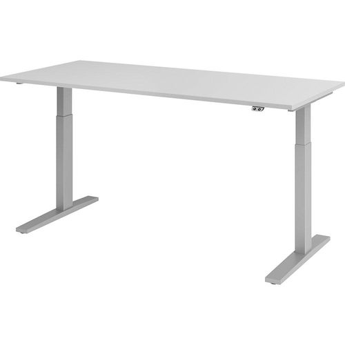 4032062182451 - Sitz-Steh-Schreibtisch VXMKA19 5 S elektrisch höhenverstellbar 70 - 120cm (H) 180cmx80cm (BxT) rechteckig lichtgrau Silber 4032062182451 - Sitz-Steh-Schreibtisch VXMKA19 5 S elektrisch höhenverstellbar 70 - 120cm (H) 180cmx80cm (BxT) rechteckig lichtgrau Silber