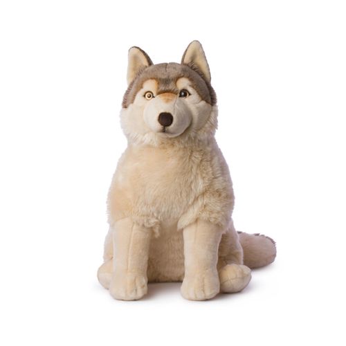 8719066011357 - - Plüschtier - Wolf (sitzend 70cm) lebensecht Kuscheltier Stofftier Plüschfigur 8719066011357 - - Plüschtier - Wolf (sitzend 70cm) lebensecht Kuscheltier Stofftier Plüschfigur