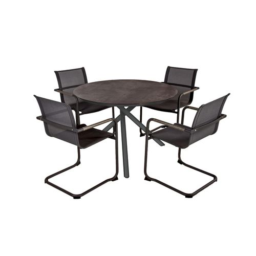 4059865632297 - 5tlg Garten Tischgruppe Sitzgruppe Tisch Stuhl Möbel Aluminium 4059865632297 - 5tlg Garten Tischgruppe Sitzgruppe Tisch Stuhl Möbel Aluminium