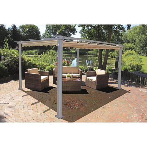 4059865397257 - Alu Pergola 395x225cm Terrasse Überdachung Pavillon Sonnenschutz Sonnendach 4059865397257 - Alu Pergola 395x225cm Terrasse Überdachung Pavillon Sonnenschutz Sonnendach