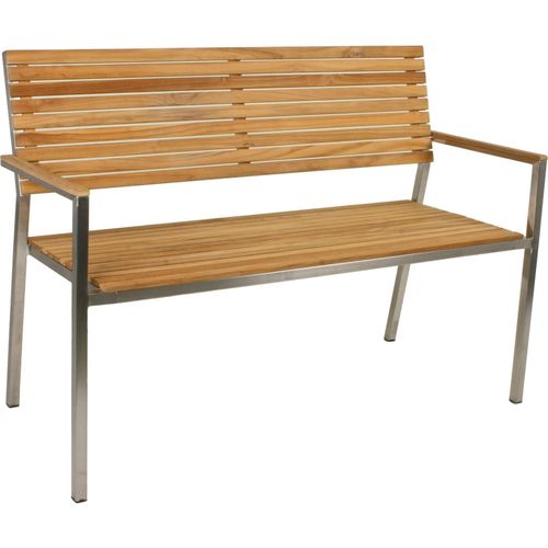 4059865459832 - Teak Friesenbank Parkbank Gartenbank Holz Landhaus Bank Holzbank Garten Sitzbank