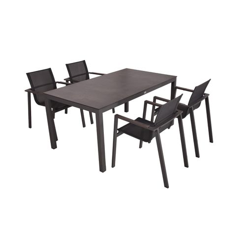 4041908129956 - 5-tlg Garten Tischgruppe Sitzgruppe Tisch Stuhl Möbel Metall 4041908129956 - 5-tlg Garten Tischgruppe Sitzgruppe Tisch Stuhl Möbel Metall