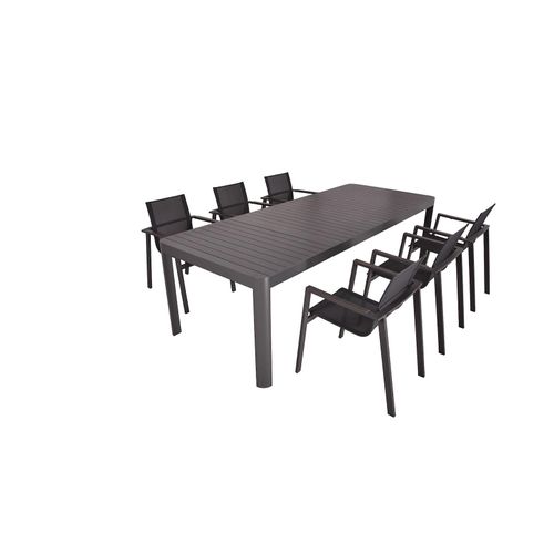 4059865631542 - 7tlg Garten Tischgruppe Sitzgruppe Stapelstuhl Stuhl Kunststoff 4059865631542 - 7tlg Garten Tischgruppe Sitzgruppe Stapelstuhl Stuhl Kunststoff