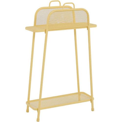 4059865305382 - Metall Balkonregal gelb Balkon Garten Terrasse Regal Standregal Möbel Tisch