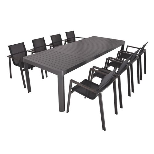 4059865631559 - 9-tlg Garten Tischgruppe Sitzgruppe Tisch Stuhl Kunststoff 4059865631559 - 9-tlg Garten Tischgruppe Sitzgruppe Tisch Stuhl Kunststoff