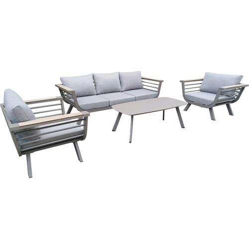 4059865460005 - Sitzgarnitur Sitzgruppe Holz Garten Lounge Set Gartenmöbel Massiv Tisch Sofa 4059865460005 - Sitzgarnitur Sitzgruppe Holz Garten Lounge Set Gartenmöbel Massiv Tisch Sofa