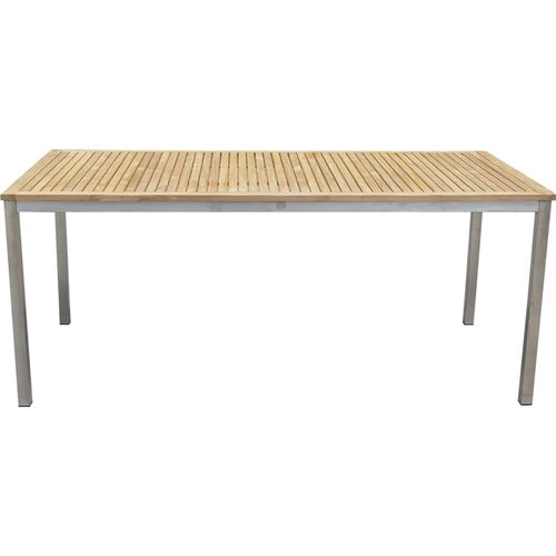 4059865459818 - Teak Garten Tisch 180cm Gartentisch Holztisch Holz Edelstahl massiv Terrasse