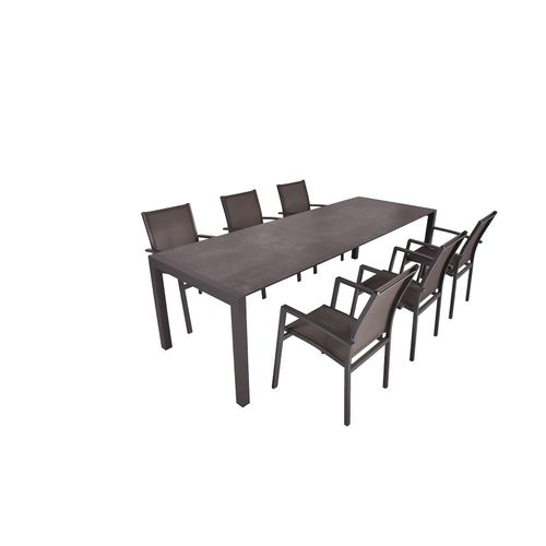 4041908130112 - Sitzgruppe Sophia grau Kunststoff Metall 7-teilig 4041908130112 Garden Pleasure 4041908130112 - Sitzgruppe Sophia grau Kunststoff Metall 7-teilig 4041908130112 Garden Pleasure