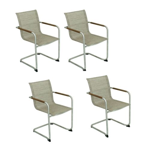 4041908114273 - 4x Freischwinger Stuhl Stühle Sessel Set Gartensessel Garten Balkon Terrasse 4041908114273 - 4x Freischwinger Stuhl Stühle Sessel Set Gartensessel Garten Balkon Terrasse