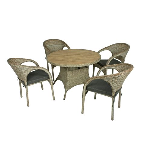 4041908114044 - 5tlg Lounge Set Garten Sitzgruppe Sofa Sessel Tisch Rattan Optik 4041908114044 - 5tlg Lounge Set Garten Sitzgruppe Sofa Sessel Tisch Rattan Optik