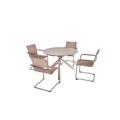 4041908130068 - 5-tlg Garten Tischgruppe Sitzgruppe Tisch Stuhl Möbel Metall 4041908130068 - 5-tlg Garten Tischgruppe Sitzgruppe Tisch Stuhl Möbel Metall