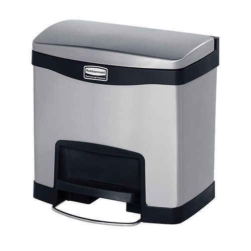0086876224610 - Edelstahl-Tretabfallsammler SLIM JIM® Volumen 15 l BxHxT 302 x 399 x 396 mm