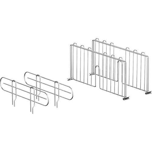 4061753091017 - Set aus Regalteilern und Seitenbegrenzern für Tiefe 460 mm verchromt 2 x 2 Stk 4061753091017 - Set aus Regalteilern und Seitenbegrenzern für Tiefe 460 mm verchromt 2 x 2 Stk
