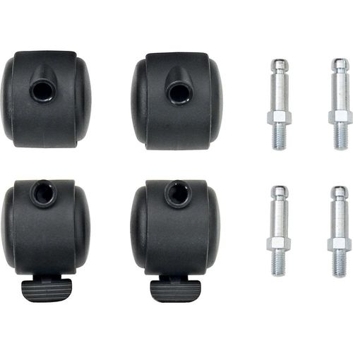 4031068167554 - Rollenset für Abfallsammler VE 4 Stk vier Doppelrollen aus Polyamid HxLxB 50 x 200 x 200 mm 4031068167554 - Rollenset für Abfallsammler VE 4 Stk vier Doppelrollen aus Polyamid HxLxB 50 x 200 x 200 mm