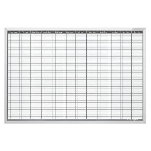 4013695003276 - Jahresplaner permanent BxH 1200 x 900 mm magnetoplan 4013695003276 - Jahresplaner permanent BxH 1200 x 900 mm magnetoplan