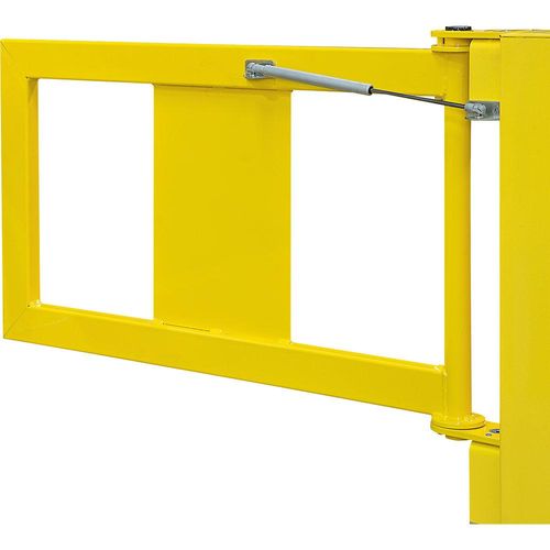 4055381599571 - Tür für Sicherheitsgeländer XL-Line gelb mit Gasdruckfeder selbstschließend 4055381599571 - Tür für Sicherheitsgeländer XL-Line gelb mit Gasdruckfeder selbstschließend
