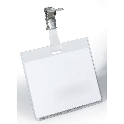 4005546810034 - DURABLE Namensschilder mit Clip-Befestigung HxB 60 x 90 mm Tasche geschlossen VE 25 Stk 4005546810034 - DURABLE Namensschilder mit Clip-Befestigung HxB 60 x 90 mm Tasche geschlossen VE 25 Stk