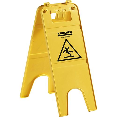 8011706362929 - Aufsteller Warnschild mit Symbol Rutschgefahr Höhe 500 mm ab 2 Stk gelb Kärcher