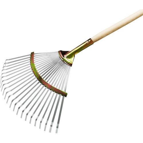 4007105010794 - FLORA Profi-Laubrechen -besen mit fester Arbeitsbreite VE 5 Stk mit Stiel 4007105010794 - FLORA Profi-Laubrechen -besen mit fester Arbeitsbreite VE 5 Stk mit Stiel
